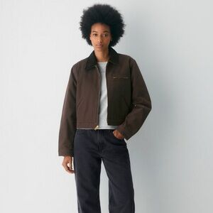 TNA Barkley Workwear Jacket in Rich Mocha Brown